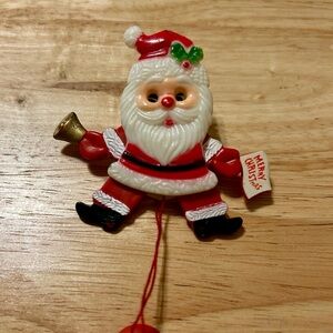 Vintage Plastic Christmas Brooch